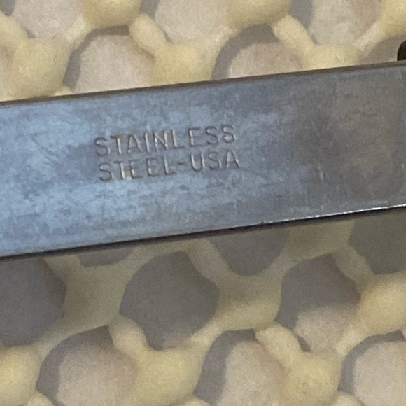 Vintage Stainless Steel Spatula with Floral Fruit Handle - Picture 9 of 9